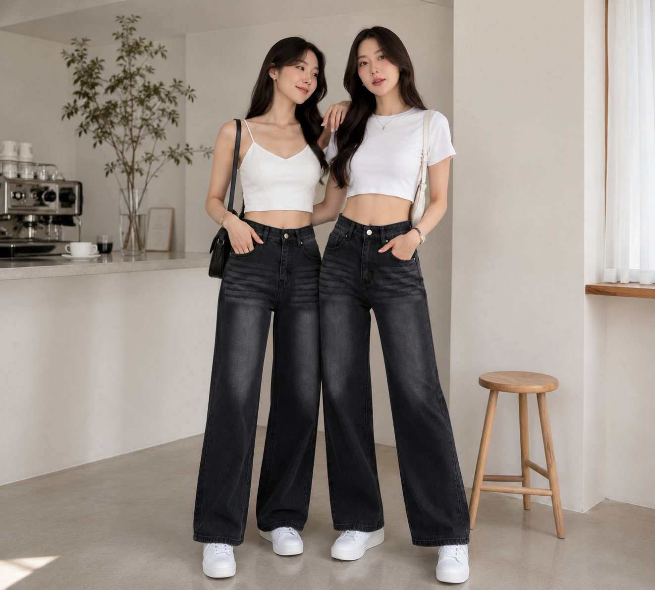 The Hazy Wide Leg Jeans #8380