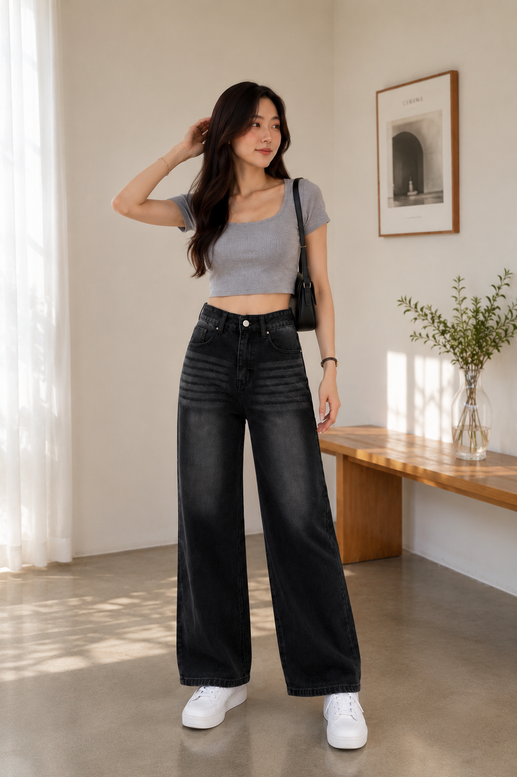 The Hazy Wide Leg Jeans #8380