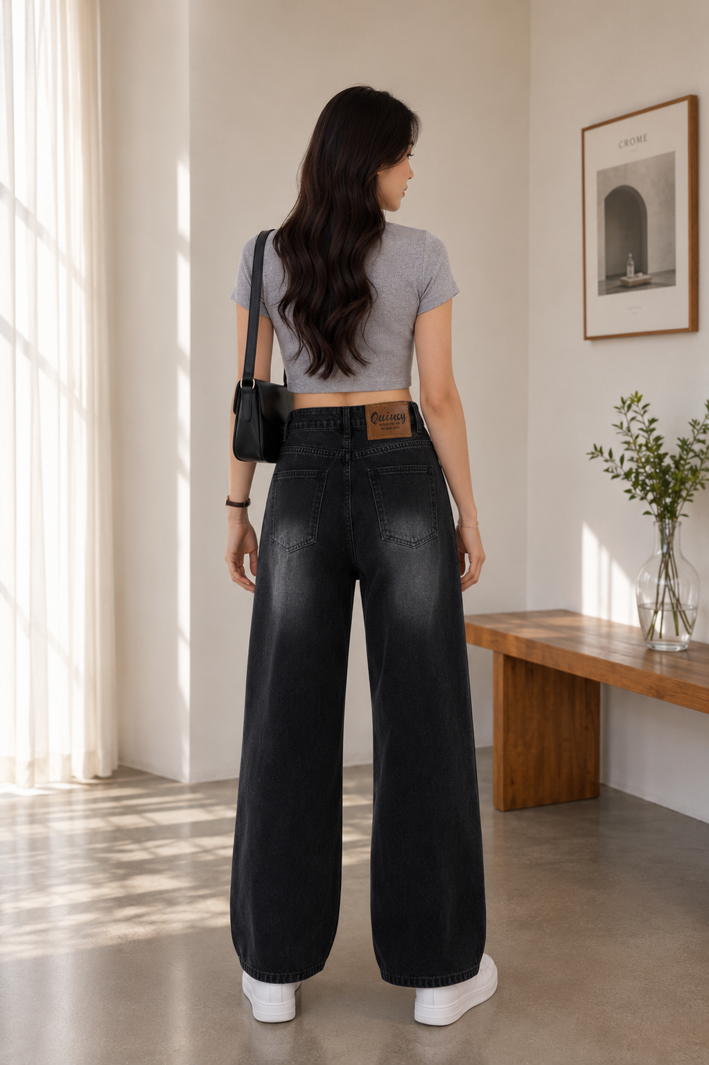 The Hazy Wide Leg Jeans #8380